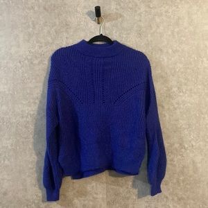 H&M Mock Turtleneck Purple Sweater